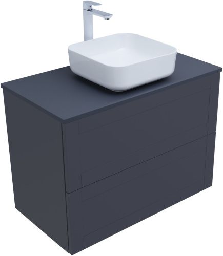 Тумба под раковину Aquanet Терра 00313246 90х50 подвесная цвет синий