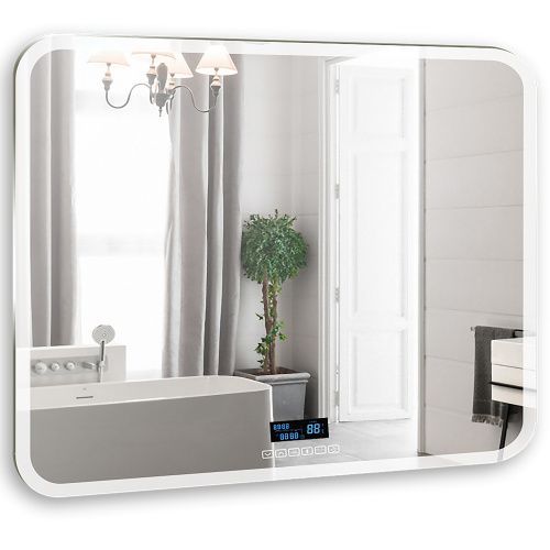 Зеркало с подсветкой и антизапотевателем Azario Стиль ФР-00001353 80х70 подвесное