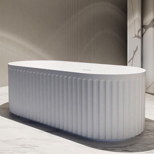 Ванна акриловая Abber AB9410-1.7 170х80 отдельностоящая овальная с каркасом