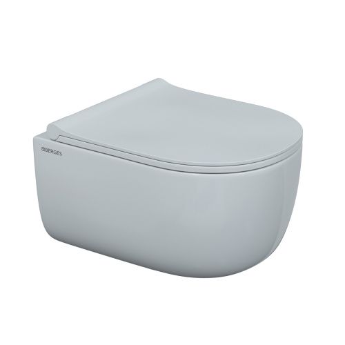 Унитаз подвесной Berges Ego rr 082111RR белый с сиденьем микролифт безободковый каскадный смыв