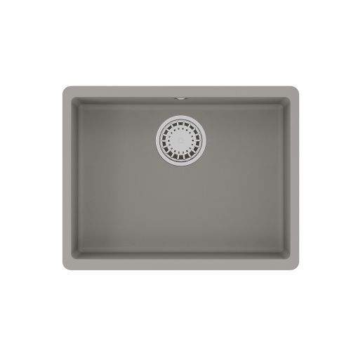 Кухонная мойка LeMark Sinara 540-u 9910075 55х40 цвет серый поверхность матовая