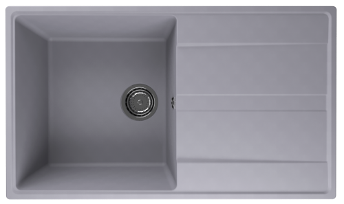 Кухонная мойка Ulgran Quartz Prima 850-05 85х50 цвет серый