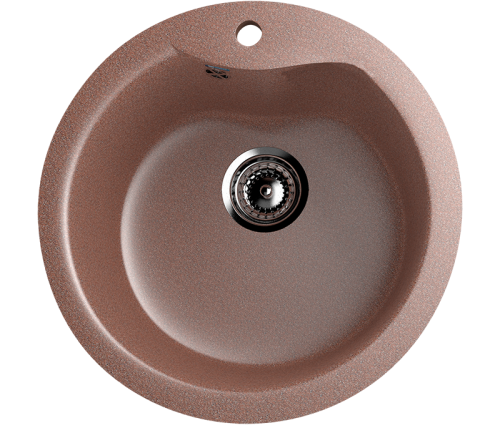 Кухонная мойка Ulgran Classic U-102-307 50х50 цвет коричневый
