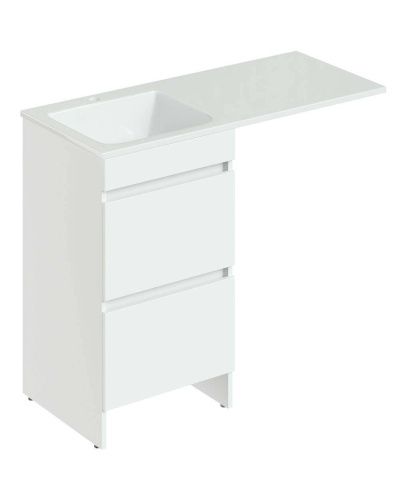 Тумба с раковиной Orange Sistema ST-110TUW+RAL 110х50 напольная цвет белый