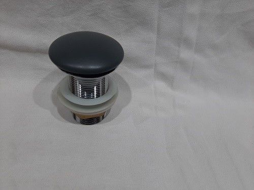 Раковина из сантехнического фаянса CeramaLux 104MDH-2 40х40 накладная цвет серый без отверстий под смеситель - фото 2