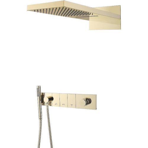 Душевая система Boheme Zodiac 132-G встраиваемая в стену цвет золото