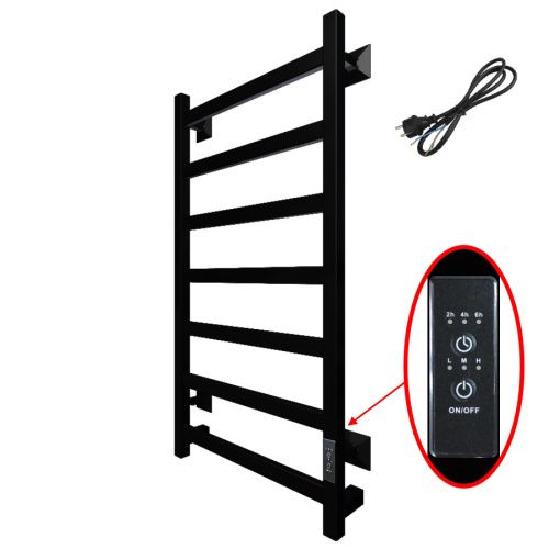 Полотенцесушитель электрический Тругор Пэк сп Пэксп20кв/8050черныйВГП 55х80 черный