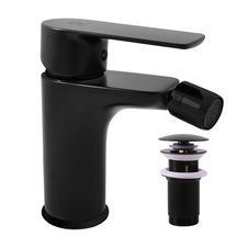 Смеситель RavSlezak VLTAVA VT445.5KCMAT на биде черный