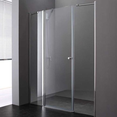 Душевая дверь Cezares ELENA ELENA-W-B-13-30+60/40-P-Cr-R 130х195 стекло рифленое профиль хром