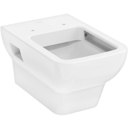 Чаша унитаза подвесная Hansgrohe CreekTide Q 60119450 цвет белый без сиденья безободковая каскадный смыв