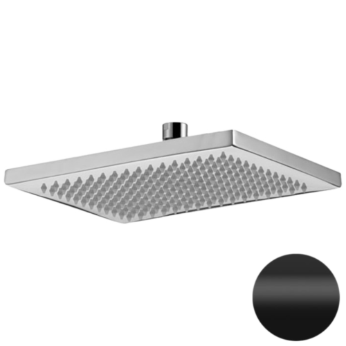 Верхний душ Daniel A59215 15х25 черный