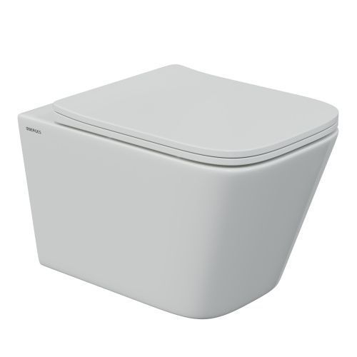 Унитаз подвесной Berges Floe s 82134 белый с сиденьем микролифт безободковый каскадный смыв