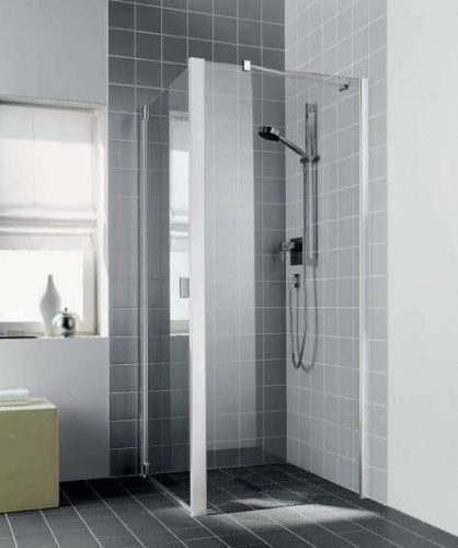 Боковая стенка Kermi Raya RA TWD 09020 VA K 90х200 стекло прозрачное профиль хром