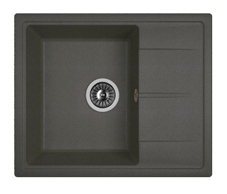 Кухонная мойка Dr.Gans Ника 580 25.070.B0580.411 60х45 цвет серый поверхность матовая