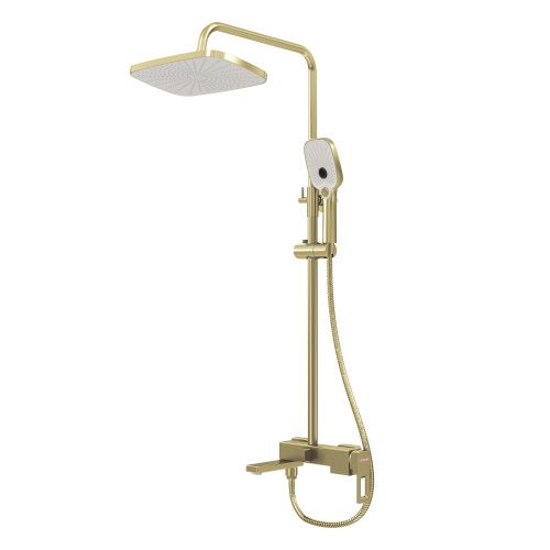 Душевая стойка Grossman Pragma 500.K35.03.320 настенная цвет золото