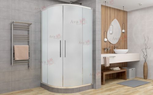 Душевой уголок AvaCan HC120MT 120х120 стекло прозрачное профиль хром без поддона