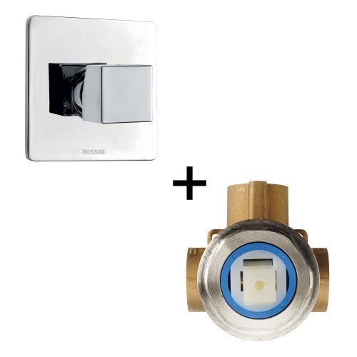 Комплект смесителей Bossini CUBE Z00064.030+Z00007 хром