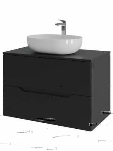 Тумба с раковиной Orange Line Li-80TubMDF+B05-480W 80х50