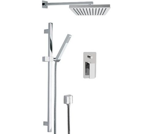 Душевая система Remer Absolute AU09S01SD20 встраиваемая в стену цвет хром