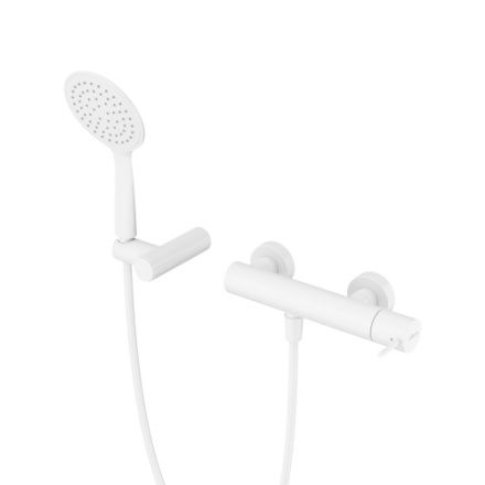 Смеситель Cezares LEAF LEAF-D-L-BIO настенный белый