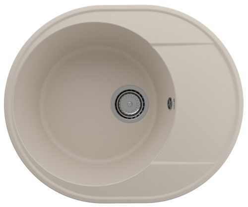 Кухонная мойка Ulgran Quartz Nora 585-02 60х50 цвет бежевый поверхность матовая