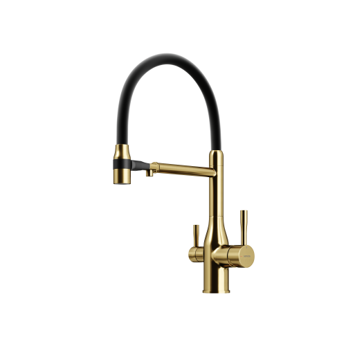 Смеситель для кухни Sancos Garda SC4009BG на мойку золото