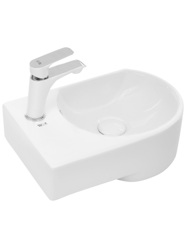 Раковина из сантехнического фаянса WeltWasser WW SK 10000003876 40х30 подвесная цвет белый