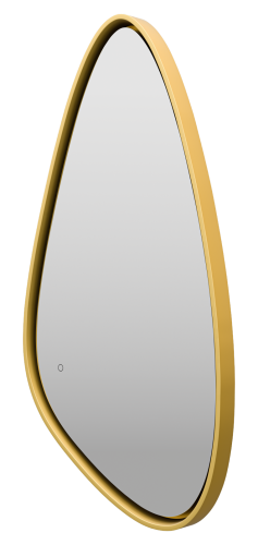 Зеркало с подсветкой Brevita Venus VEN-Var-060-gold 60х120 подвесное