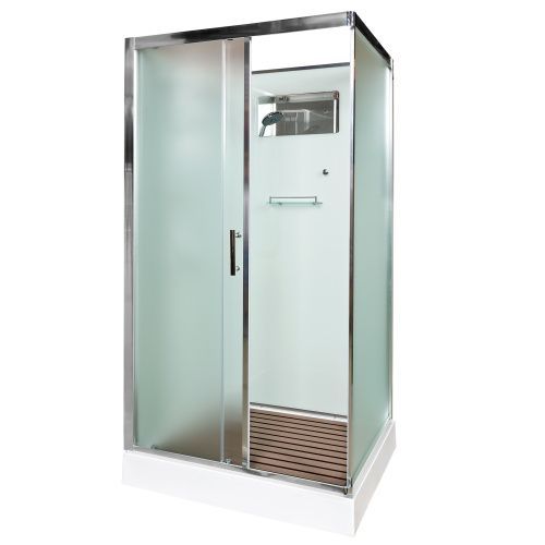 Душевая кабина AvaCan D129 120х90 прямоугольная без крыши ориентация универсальная