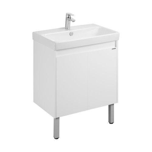 Тумба под раковину Aquaton Сканди Doors 1A278901SD010 60х40 подвесная цвет белый