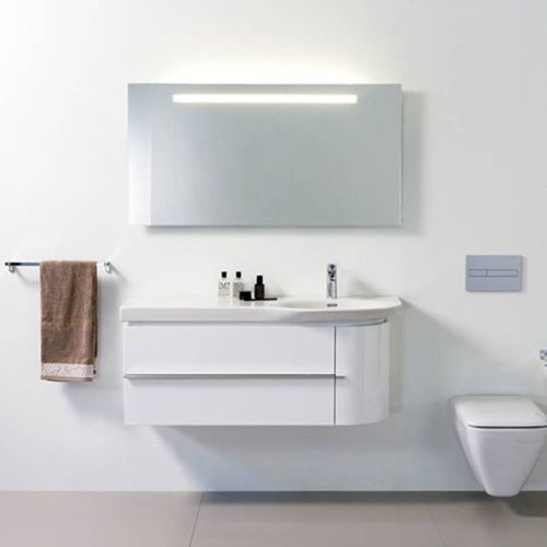 Тумба под раковину Laufen Palace 4.0160.2.075.475.1/4.0160.2.075.464.1 110х50 цвет белый