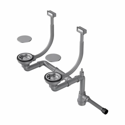 Слив-перелив Omoikiri WK-2C 4956476 нержавеющая сталь