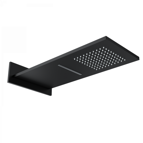 Верхний душ Wonzon & Woghand WW-HS101-MB 25х55 черный