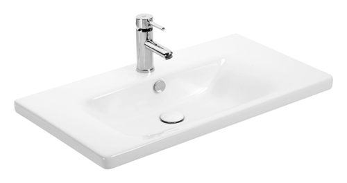 Раковина мебельная керамическая Dreja Soft 80 13080-KL 80х50 накладная цвет белый