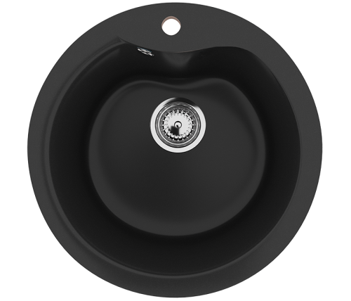 Кухонная мойка Ulgran Classic U-102-344 50х50 цвет черный