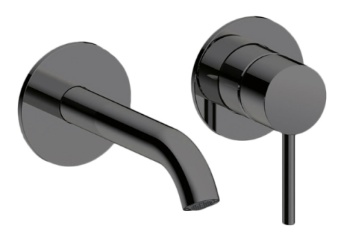 Смеситель для раковины Almar E210054.AB встраиваемый в стену черный