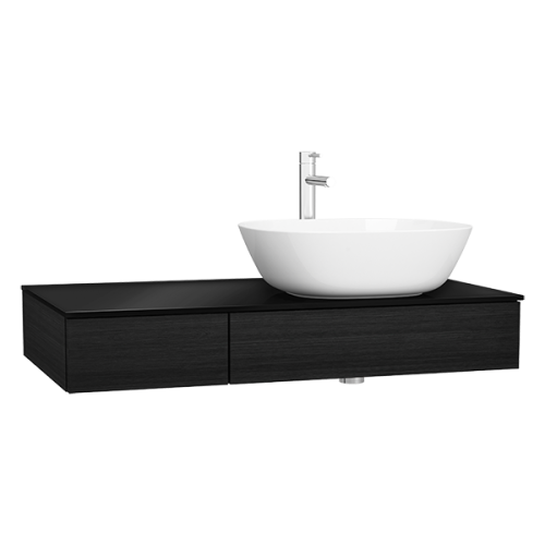 Тумба под раковину Vitra Origin 65676 90х50 подвесная цвет черный