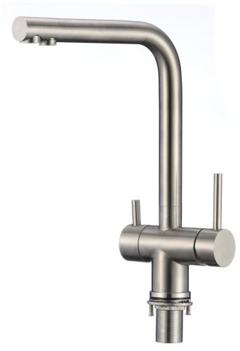 Смеситель для кухни Fmark FS1362L на мойку сатин