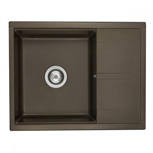 Кухонная мойка Aquaton Делия 65 1A718632DE280 65х50 цвет коричневый поверхность матовая