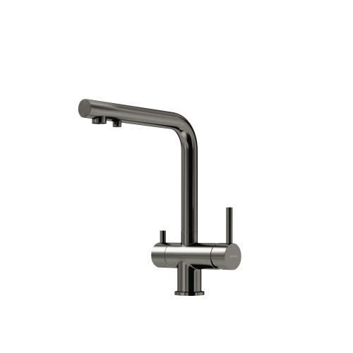 Смеситель для кухни Sancos Foster SC4014GG на мойку вороненая сталь