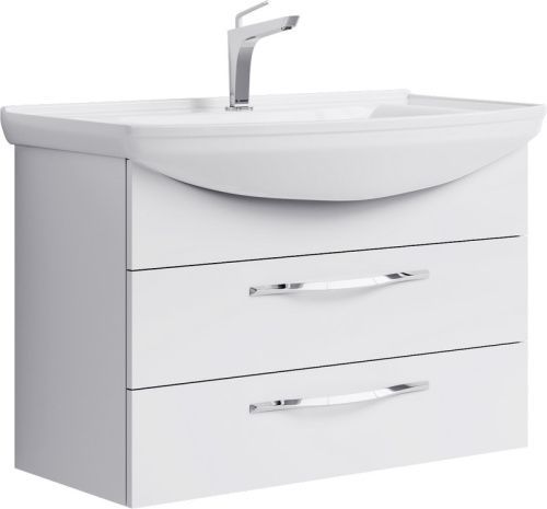 Тумба под раковину Aqwella Y Agr.01.08/2 80х30 подвесная цвет белый