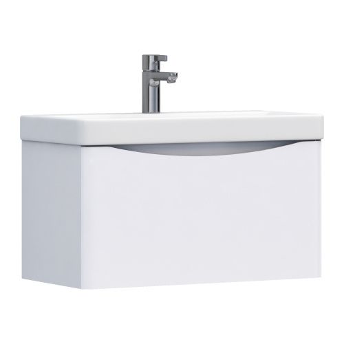 Тумба под раковину Vigo Glem tp.GLE.9595.70.1Y 70х30 подвесная цвет белый