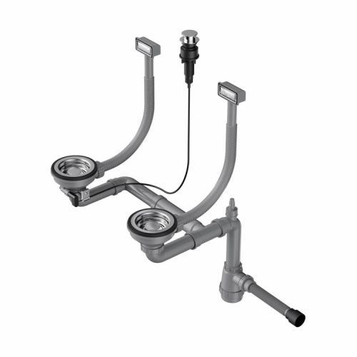 Слив-перелив Omoikiri WK-2-A 4956484 нержавеющая сталь