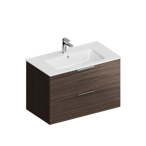 Тумба под раковину Kerama Marazzi GEOMETRICA PI.F.85\OLM 80х40 подвесная цвет коричневый