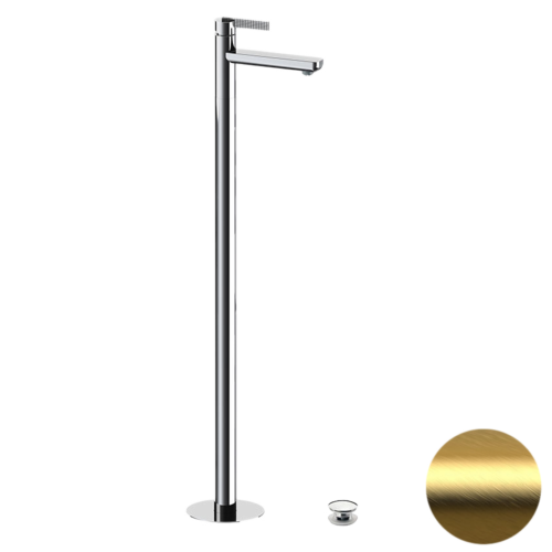 Смеситель для раковины Daniel Club ANC688DP напольный золото