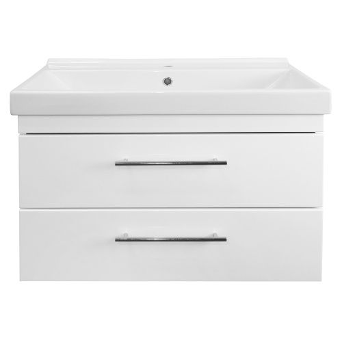 Тумба с раковиной Loranto Karina CS00086525 80х50 цвет белый