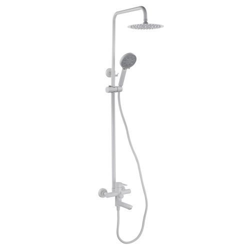 Душевая стойка Fashun A52401N-8A настенная цвет белый