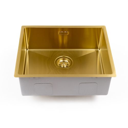 Кухонная мойка Grandex Aqua 5041741 55х45 цвет золото поверхность матовая