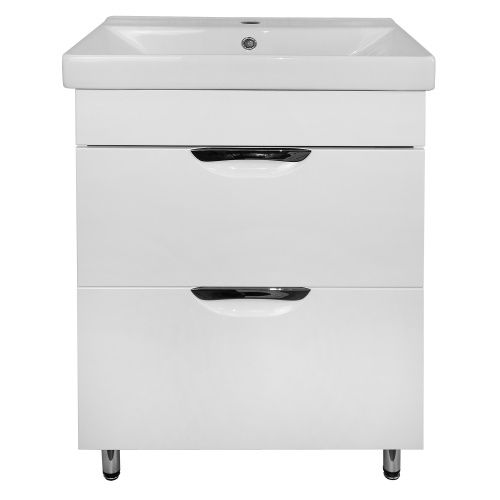 Тумба с раковиной Loranto Соло CS00091378 60х50 напольная цвет белый