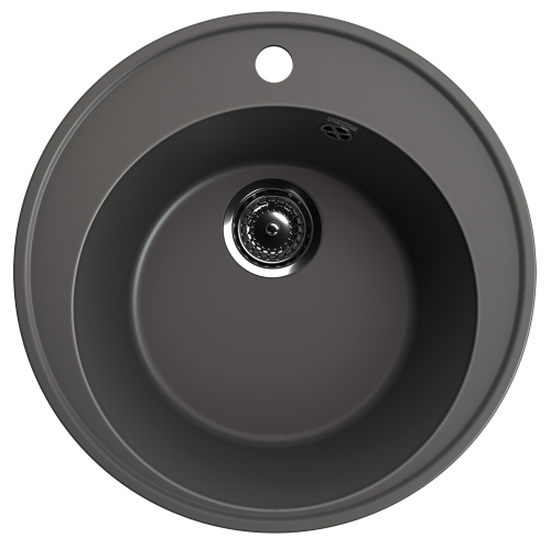 Кухонная мойка Ulgran Quartz Nora 485-09 50х50 цвет серый